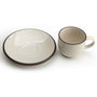Avet Taza de Té con Plato 280 ml (6 Unidades) Stoneware Hampshire